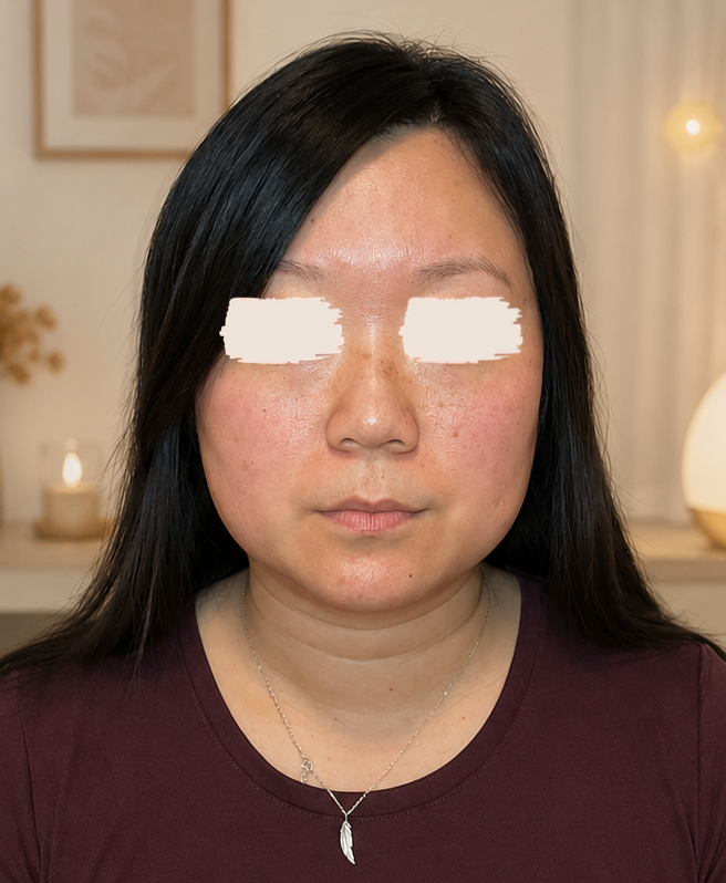 Before Kogao treatment — Depuffed & Fresh